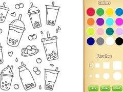 Jogo Cute Boba Coloring Book for Kids