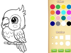 Jogo Kawaii Animal Coloring Book