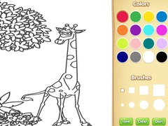 Jogo Jungle Animals Coloring Book for Kids