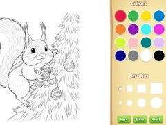 Jogo Christmas Animal Coloring Book for Kids