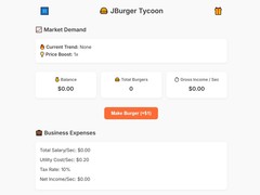 Jogo Jburger Tycoon