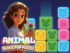 Jogo Animal Block Pop Puzzle