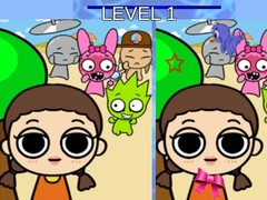 Jogo Sprunki and Squid Game Difference