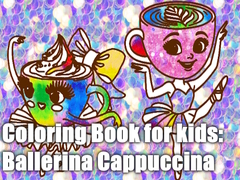 Jogo Coloring Book for kids: Ballerina Cappuccina 