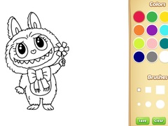 Jogo Labubu Doll Coloring Book for Kids