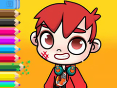 Jogo Coloring Book: Avatar World Schoolboy