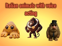 Jogo Italian animals with voice acting