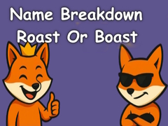Jogo Name Breakdown Roast Or Boast