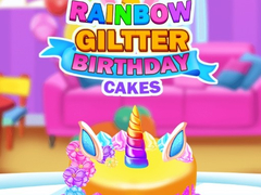 Jogo Rainbow Glitter Birthday Cakes