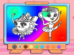 Jogo Coloring Book: Ballerina Cappuccin