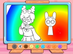 Jogo Coloring Book: Pinki Sprunki Makeover