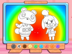 Jogo Coloring Book: Animal Crossing