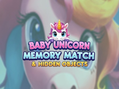 Jogo Baby Unicorn Memory Match & Hidden Objects