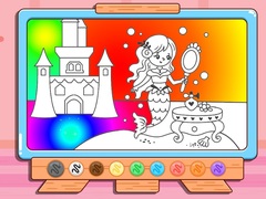 Jogo Coloring Book: Mermaid Makeup