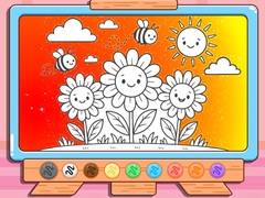 Jogo Coloring Book: Happy Flower