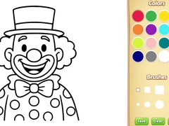Jogo Clown Coloring Book