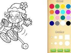 Jogo Clown Coloring Pages