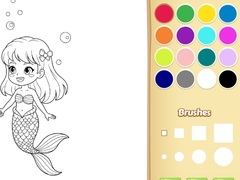 Jogo Mermaid Coloring Book For Kids
