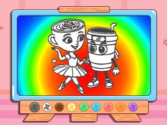 Jogo Coloring Book: Cappuccina Assassino Love Story