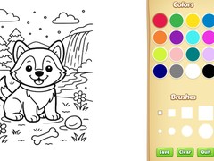 Jogo Dog Coloring Book