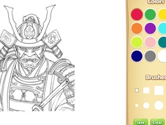 Jogo Samurai Coloring Book