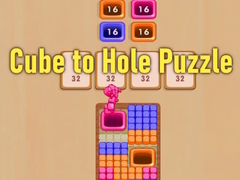 Jogo Cube to Hole Puzzle