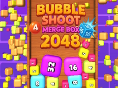 Jogo Bubble Shoot Merge Box 2048