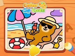 Jogo Color By Code: Chill Bear