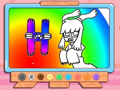 Jogo Coloring Book: Alphabet Lore H