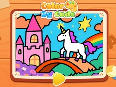 Jogo Color By Code: Rainbow Unicorn