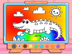 Jogo Coloring Book: Crocodile