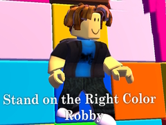 Jogo Stand on the Right Color Robby