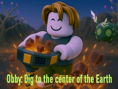Jogo Obby: Dig to the center of the Earth