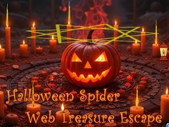 Jogo Halloween Spider Web Treasure Escape