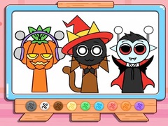 Jogo Coloring Book: Incredibox Sprunki Halloween