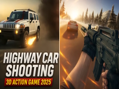 Jogo Highway Car Shooting 3D Action Game 2025