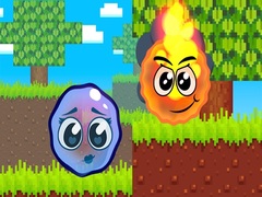 Jogo Fire Ball and Water Ball: Parkour Love Balls