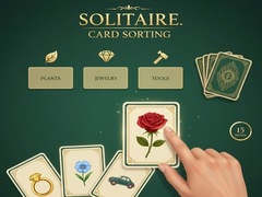Jogo Solitaire. Card Sorting