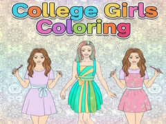 Jogo College Girls Coloring