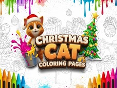 Jogo Christmas Cat Coloring Pages