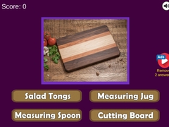 Jogo Kitchen Utensils & Cutlery Quiz