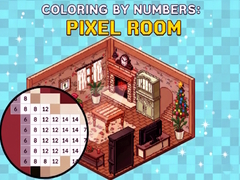 Jogo Coloring by Numbers. Pixel Room