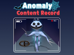 Jogo Anomaly Content Record