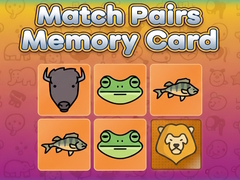 Jogo Match Pairs Memory Card