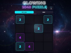 Jogo Glowing 2048 Puzzle