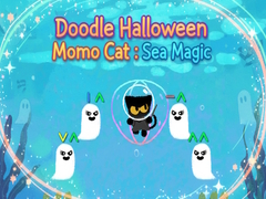 Jogo Doodle Halloween Momo Cat : Sea Magic