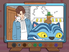 Jogo Coloring Book: Kpop Jinu & Blue Tiger