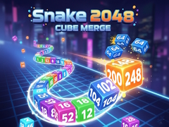 Jogo Snake 2048: Cube Merge