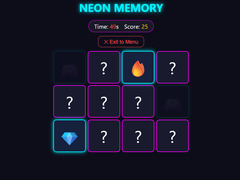 Jogo Neon Memory