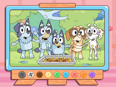 Jogo Coloring Book: Bluey Spy Game Friends